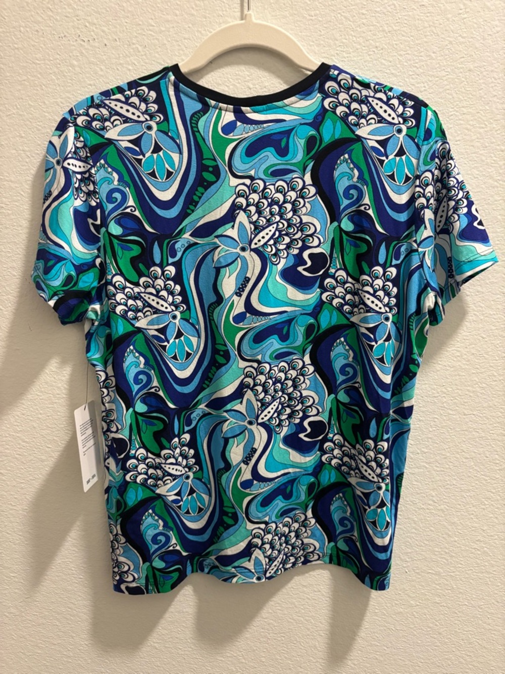 NWT Saint + Sofia Boyfriend Tee in paradise, size 4 (US), size XS (EU) - Picture 4 of 6